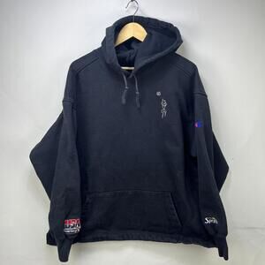 Vintage 90s Champion Team USA Basketball Hoodie Large Weave